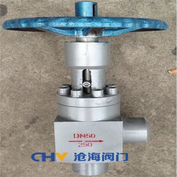 CHVJ沧海L67Y-250高压焊接角式节流阀